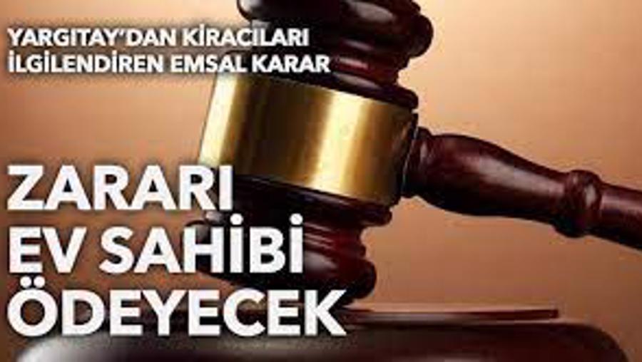 Yargıtay'dan emsal 'su sızıntısı' kararı: Zararı ev sahibi ödeyecek